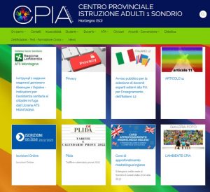 Cpia Sondrio: restyling sito web